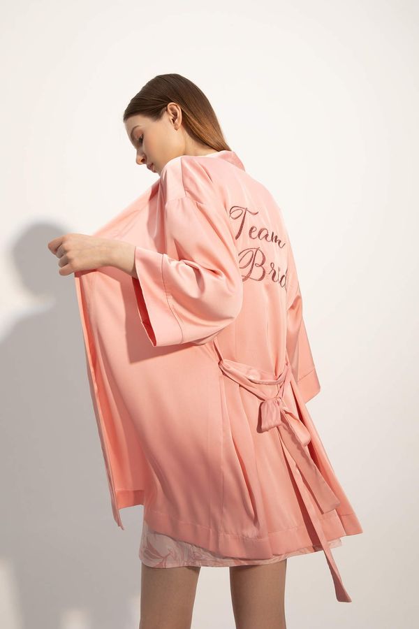 DEFACTO DEFACTO Relax Fit Half Sleeve Robe