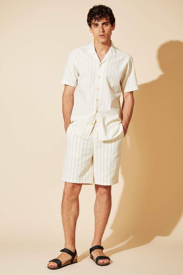 DEFACTO DEFACTO Relax Fit Striped Shorts