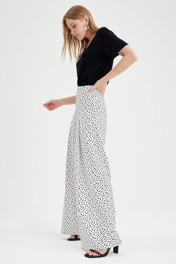 DEFACTO DEFACTO Relax Fit Wide Leg Palazzo Trousers