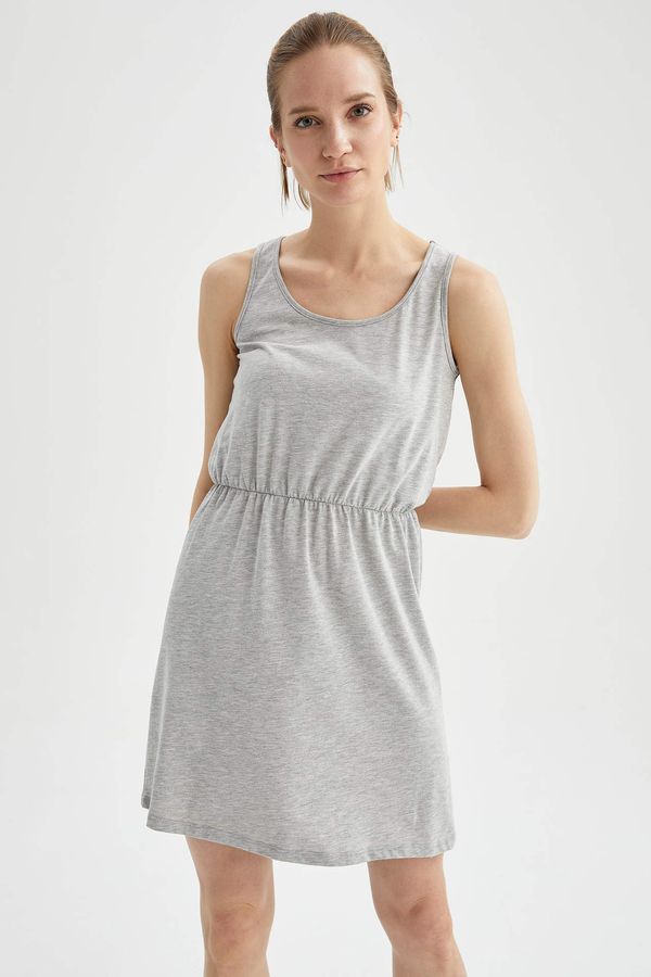 DEFACTO DEFACTO Relaxed Fit Basic Drawstring Dress