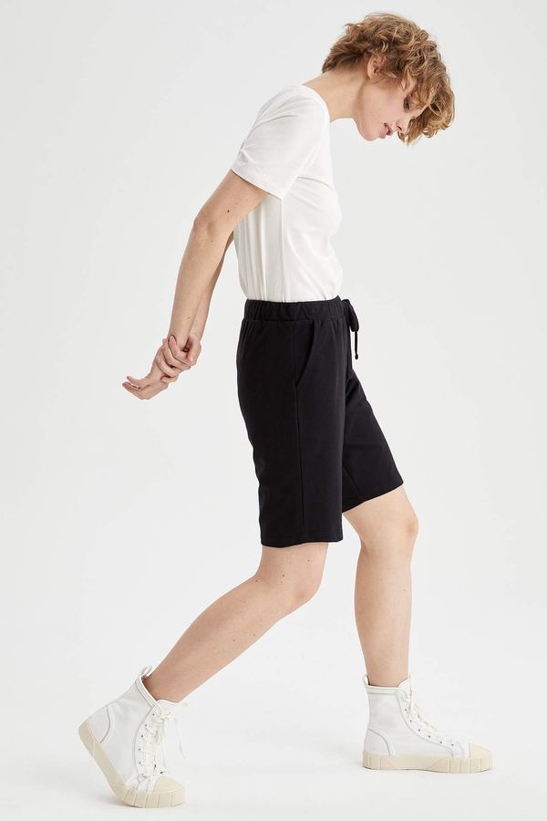 DEFACTO DEFACTO Relaxed Fit Drawstring Bermuda Shorts