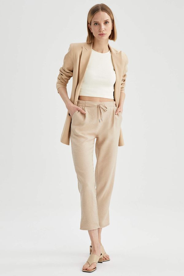 DEFACTO DEFACTO Relaxed Fit Waist-Tie Trousers