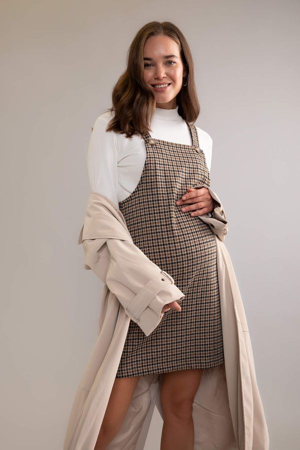 DEFACTO DEFACTO Salopet Sleeveless Midi Maternity Dress