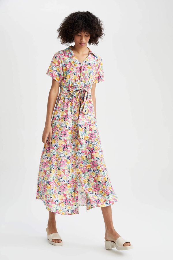 DEFACTO DEFACTO Short Sleeve Woven Dress