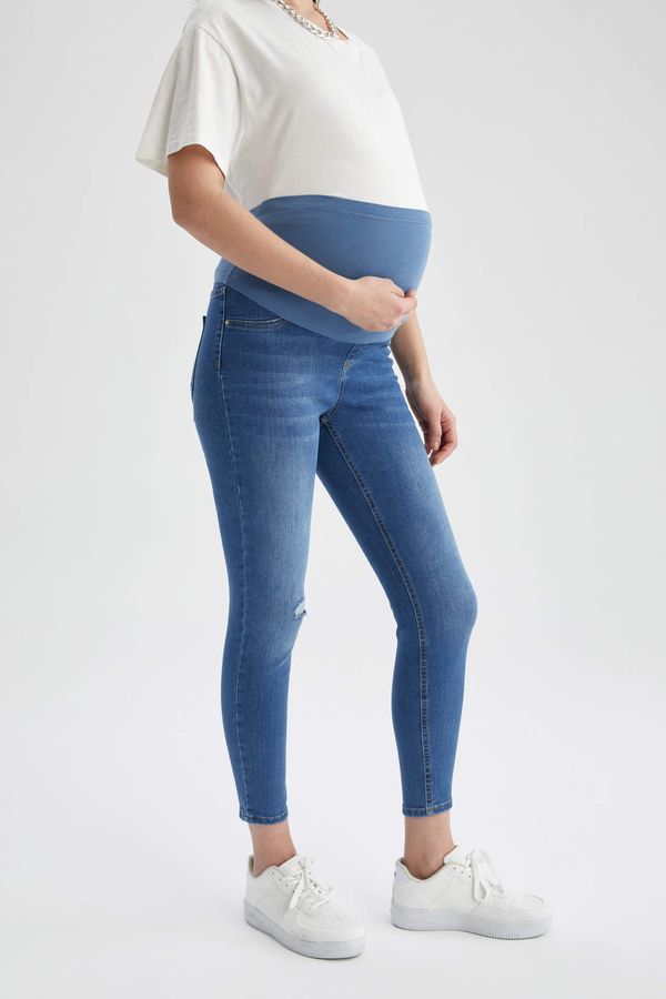 DEFACTO DEFACTO Skinny Fit High Waist Ripped Detailed Maternity Jeans