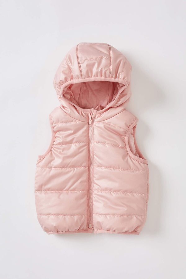 DEFACTO DEFACTO Sleeveless Hooded Padded Gilet