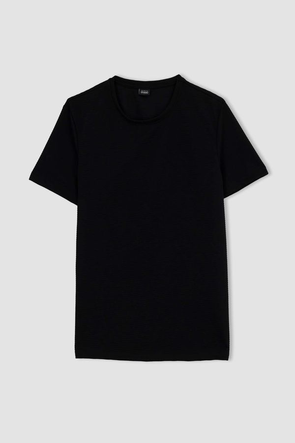 DEFACTO DEFACTO Slim Fit Crew Neck T-Shirt