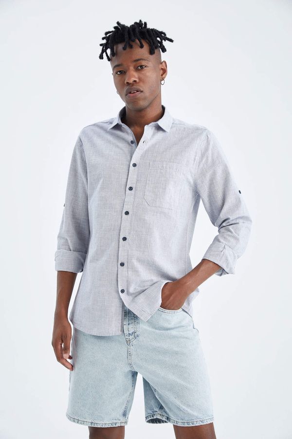 DEFACTO DEFACTO Slim Fit Half Sleeves Shirt