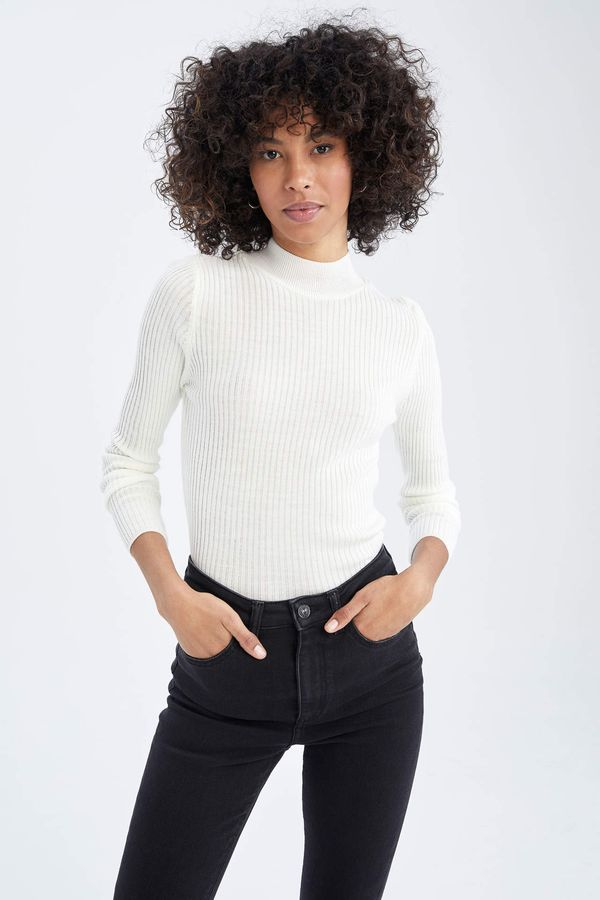 DEFACTO DEFACTO Slim Fit Half Turtleneck Ribana Pullover