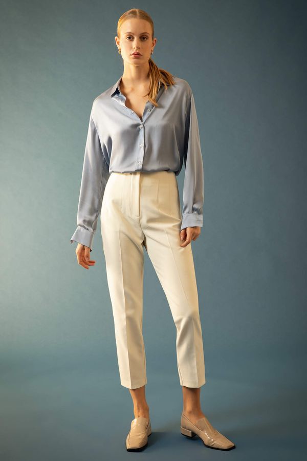 DEFACTO DEFACTO Slim Fit High Waisted Chinos