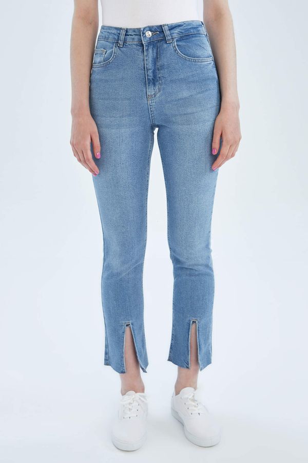 DEFACTO DEFACTO Slim Fit High Waisted Side Splits Jeans