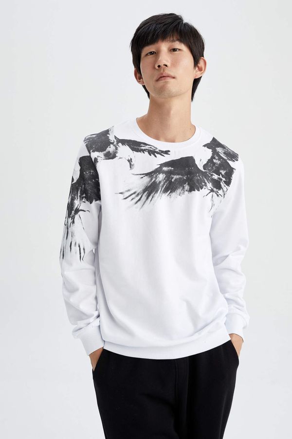 DEFACTO DEFACTO Slim Fit Long Sleeve Sweat Shirt