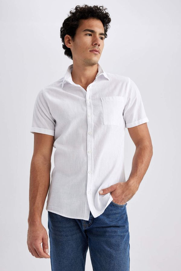 DEFACTO DEFACTO Slim Fit Polo Neck Short Sleeve Shirt