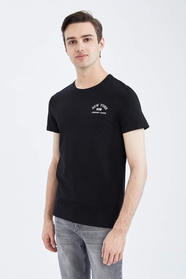 DEFACTO DEFACTO Slim Fit Printed T-Shirt