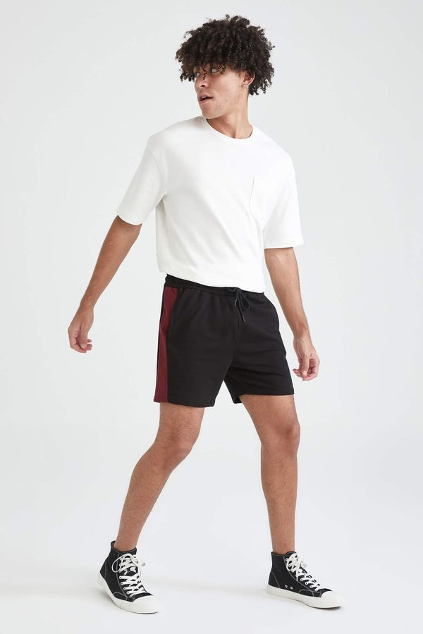 DEFACTO DEFACTO Slim Fit Side Stripe Drawstring Shorts