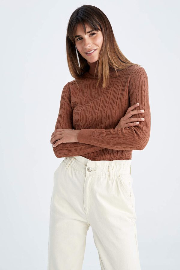 DEFACTO DEFACTO Slim Fit Turtleneck Pullover