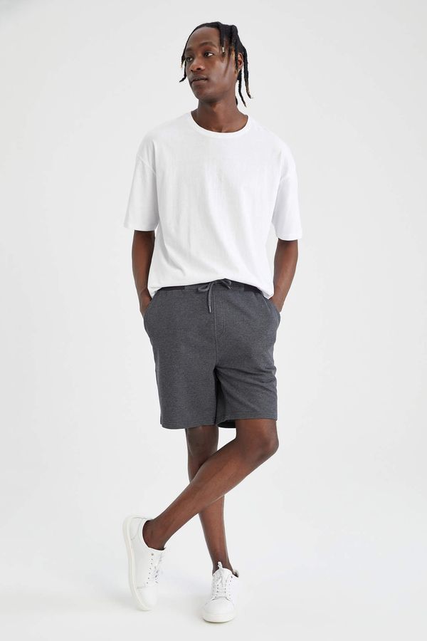 DEFACTO DEFACTO Slim Fit Waist Stripe Detailed Shorts
