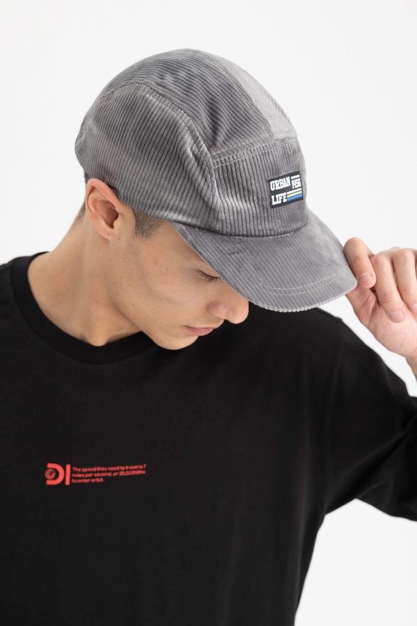 DEFACTO DEFACTO Slogan Print Cap