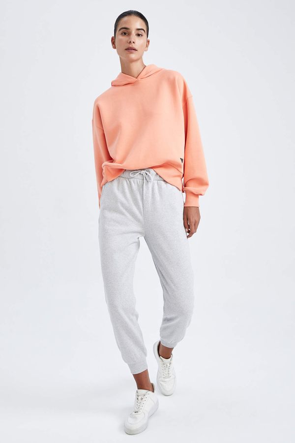 DEFACTO DEFACTO Standard Fit Rib Hem Thin Sweatshirt Fabric Trousers