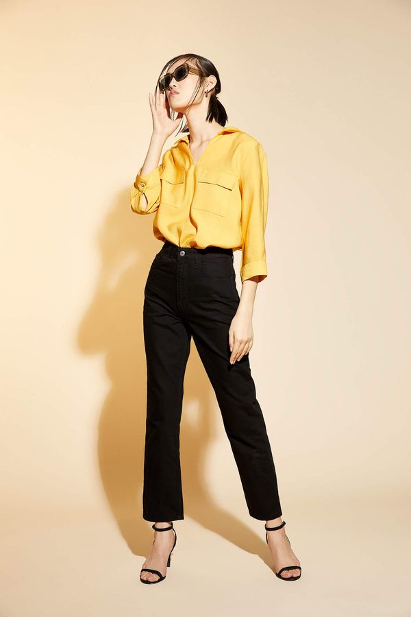 DEFACTO DEFACTO Straight Fit Ankle Trousers