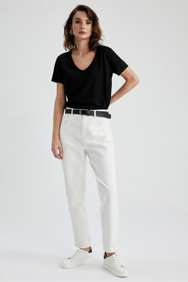 DEFACTO DEFACTO Straight Fit Gabardine Trousers