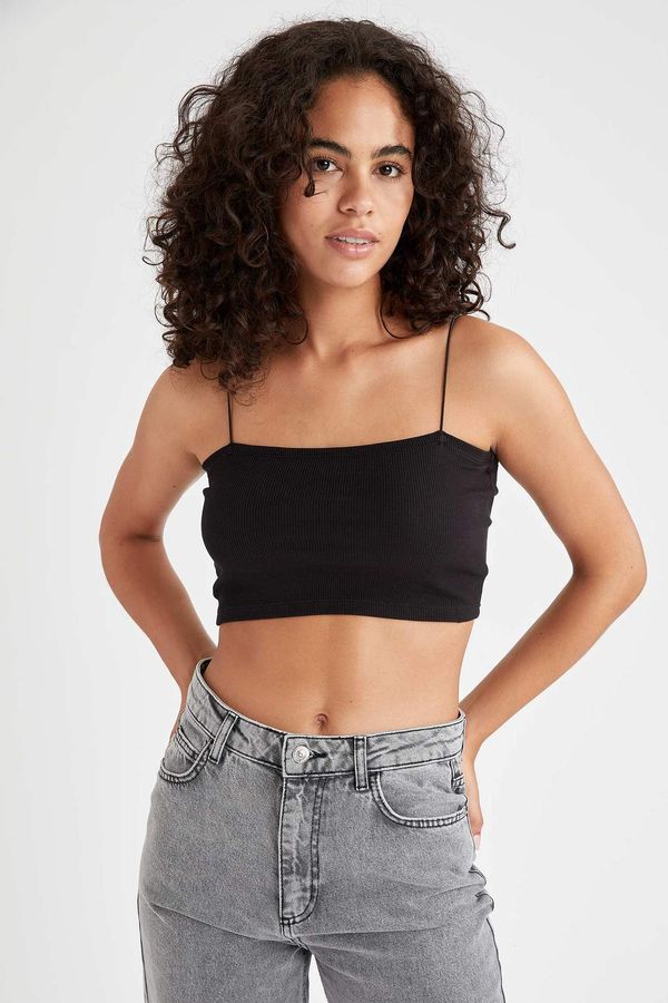 DEFACTO DEFACTO Strappy Knitted Crop Top