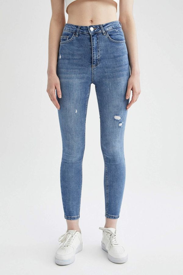 DEFACTO DEFACTO Super Skinny Fit Distressed Jeans