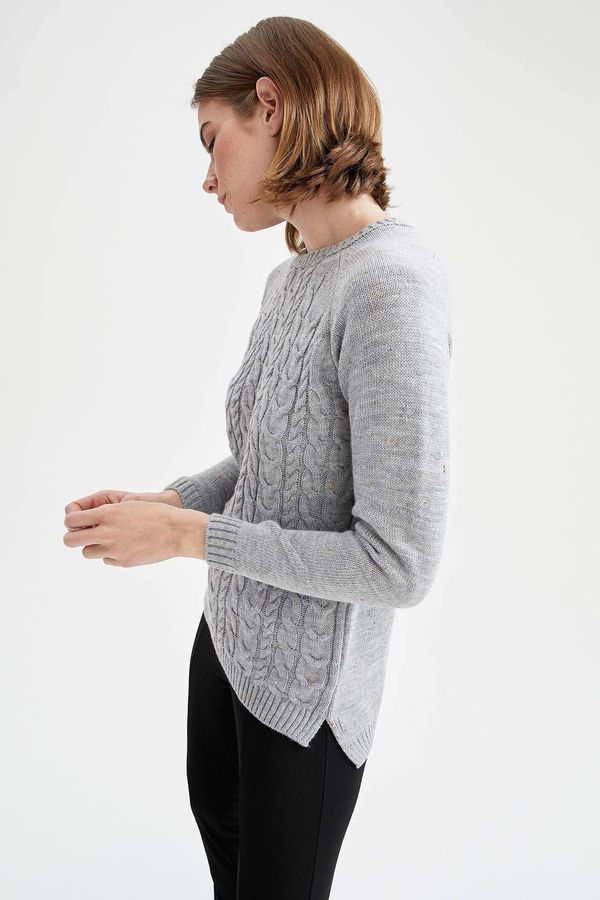 DEFACTO DEFACTO Textured Knitwear Sweater