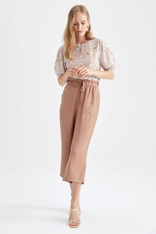 DEFACTO DEFACTO Tie Waist Capri Culottes