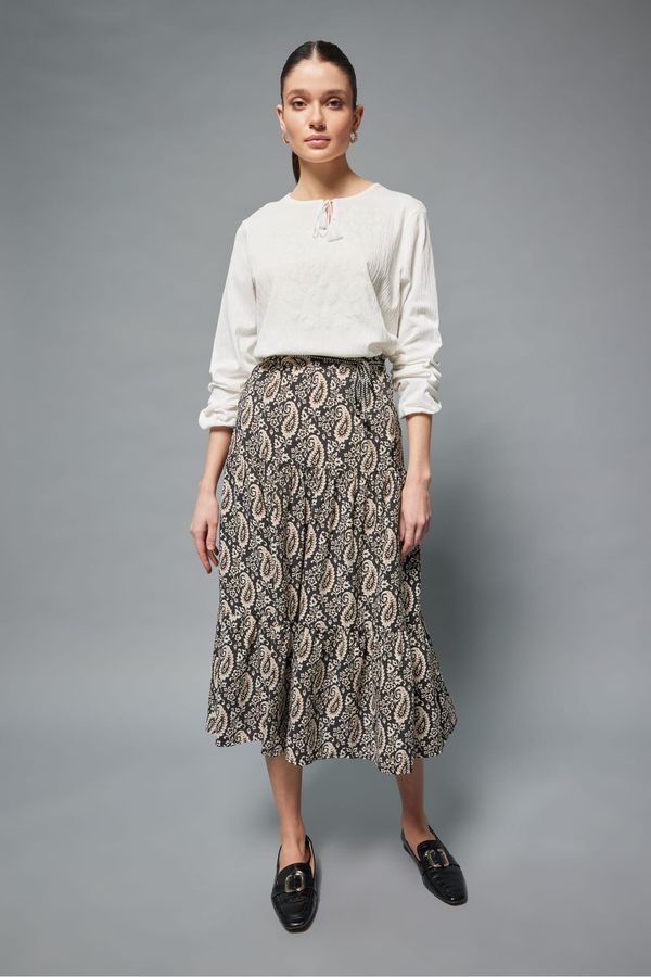 DEFACTO DEFACTO Traditional Ayrobin Midi Skirt