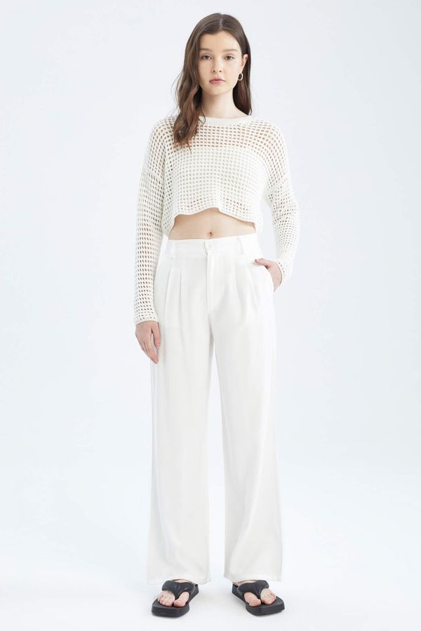 DEFACTO DEFACTO Wide Leg With Pockets Trousers