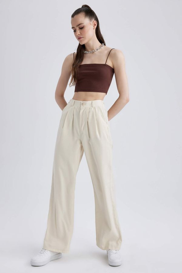 DEFACTO DEFACTO Wide Leg With Pockets Trousers