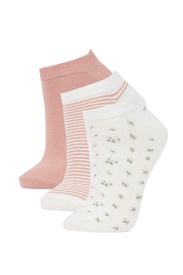 DEFACTO DEFACTO Women 3 Pack Cotton Booties Socks