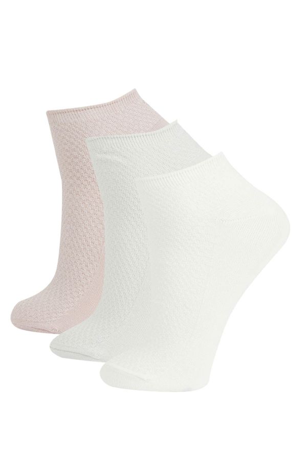 DEFACTO DEFACTO Women 3 Pack Cotton Booties Socks