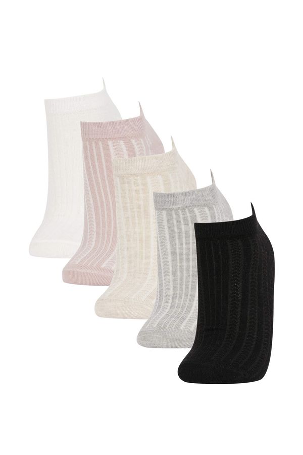 DEFACTO DEFACTO Women 5 Pack Cotton Booties Socks