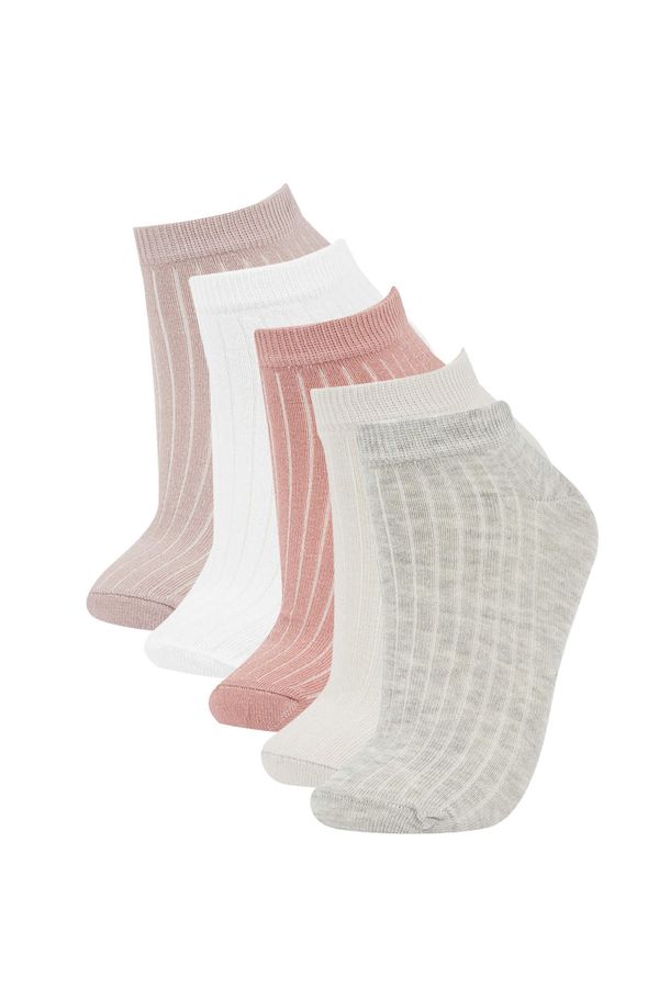 DEFACTO DEFACTO Women's Cotton 5 Pack Short Socks