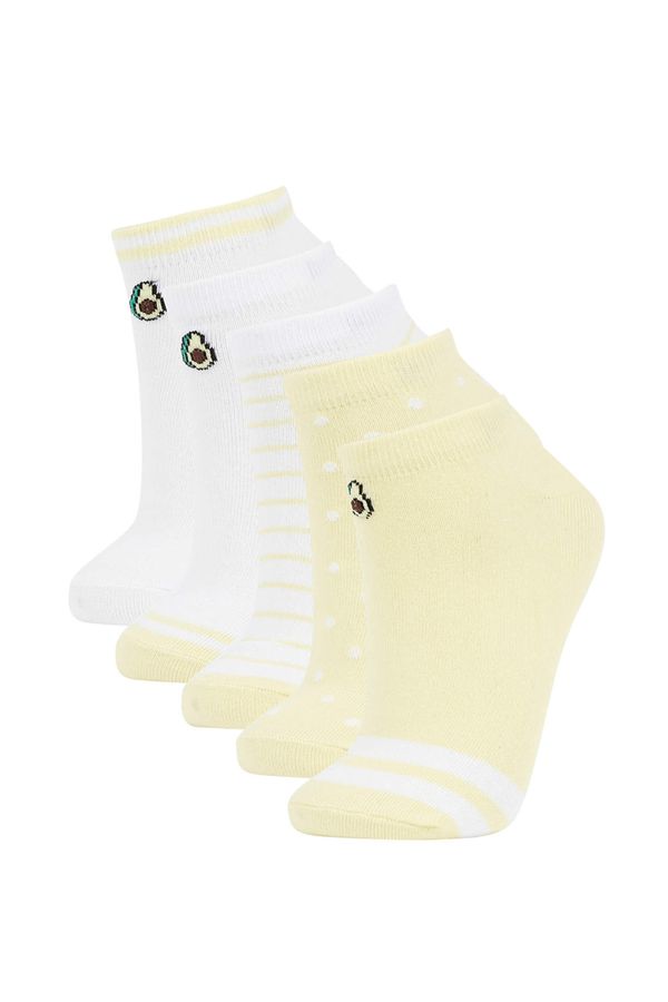 DEFACTO DEFACTO Women's Cotton 5 Pack Short Socks