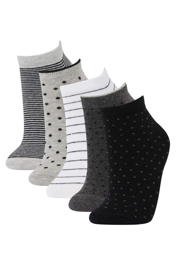 DEFACTO DEFACTO Women's Patterned 5 Pack Short Socks