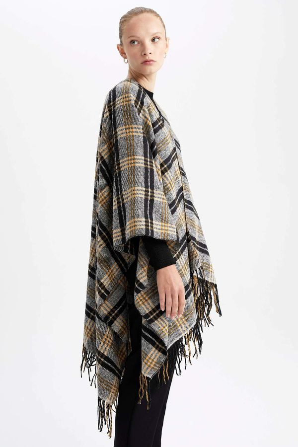 DEFACTO DEFACTO Women's Patterned Poncho Scarf