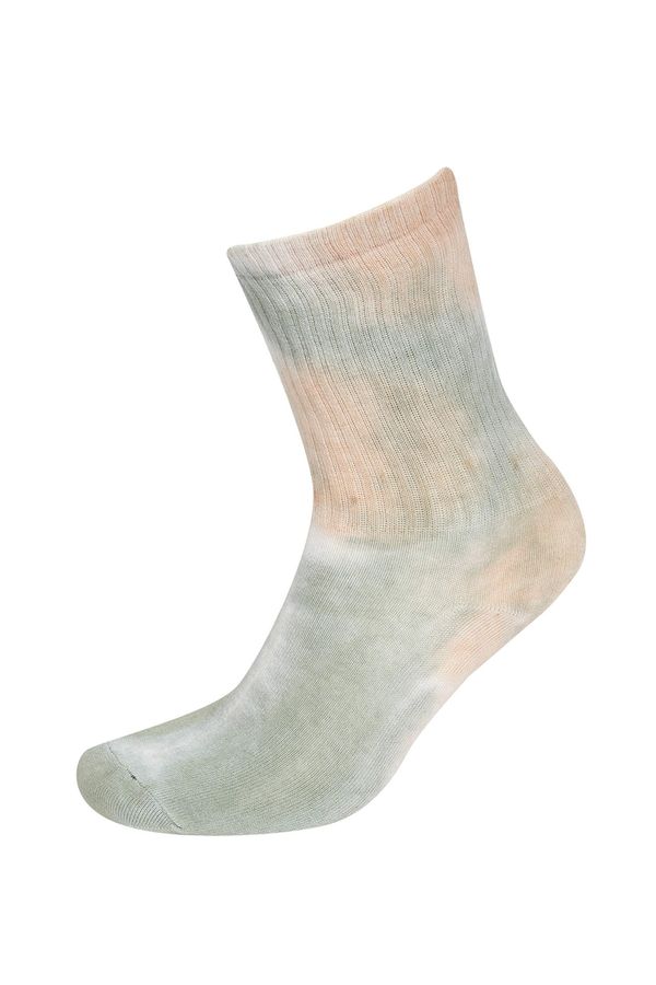 DEFACTO DEFACTO Women's Tie-Dye Patterned Socks
