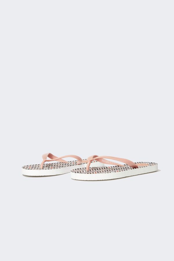 DEFACTO Nefes Istanbul X Defacto Flat Sole Single Band Flip Flops