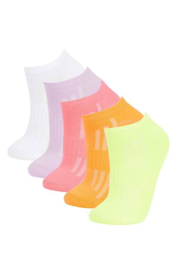 DEFACTO Women's Defacto Fit 5 Pack Booties Socks