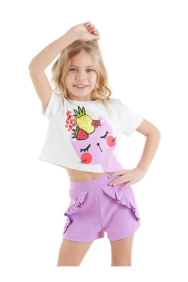 Denokids Denokids Shorts - Purple - Normal Waist