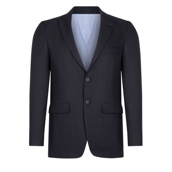 dewberry C9057 DEWBERRY MEN'S JACKET-LIGHT BLACK