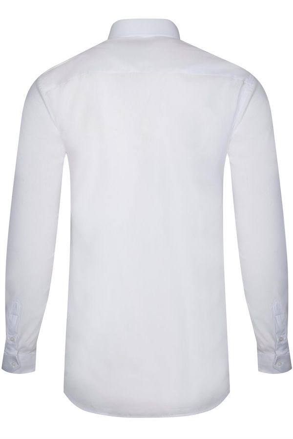 dewberry G726 DEWBERRY MEN'S SHIRT-LIGHT WHITE