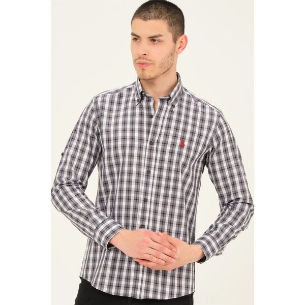 dewberry G760 DEWBERRY MEN'S SHIRT-ANTHRACIC