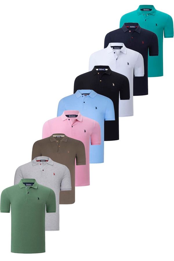 dewberry NINE SET T8561 DEWBERRY MENS T-SHIRT-BLACK-WHITE-NAVY-PINK-LIGHTBLUE-LIGHTGREEN-GREEN-LIGHT-GREY