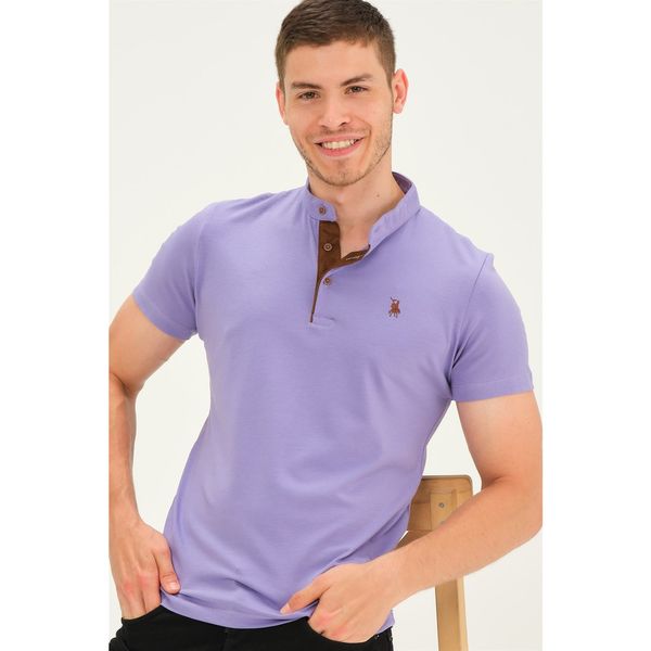 dewberry T8560 DEWBERRY T-SHIRT-LİLA