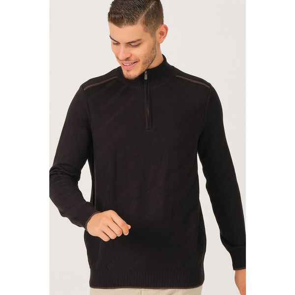 dewberry V0890 DEWBERRY DIO RISE MEN'S SWEATER-BLACK