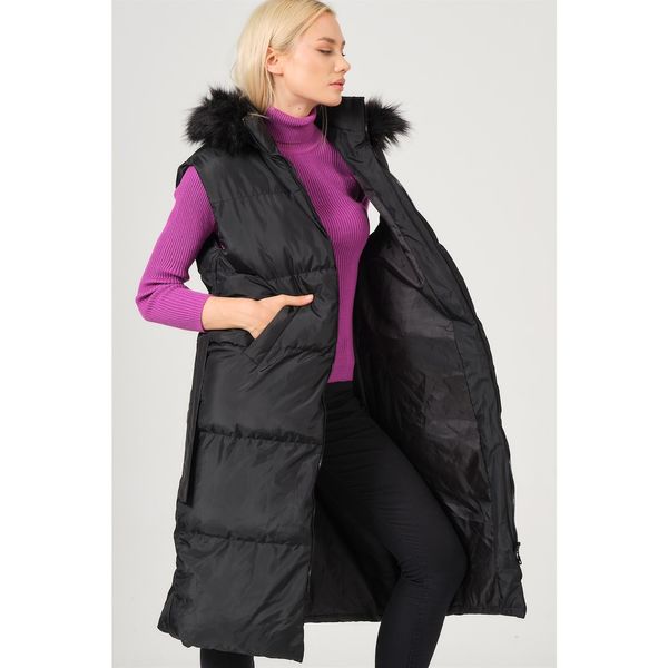 dewberry Z6744 DEWBERRY LADIES VEST-BLACK